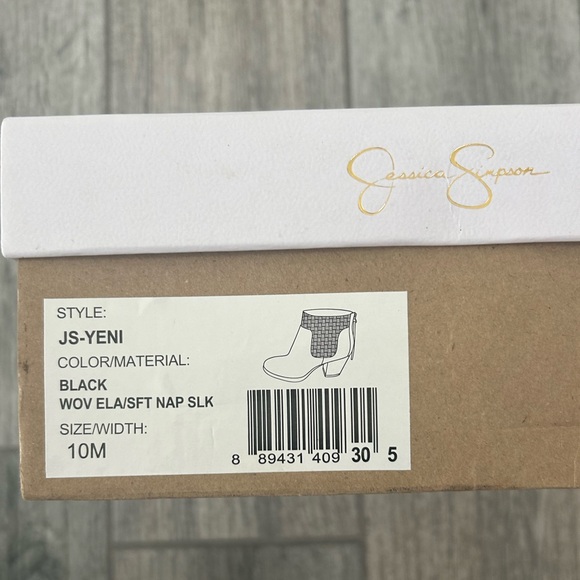 🖤 Jessica Simpson Yeni Ankle Bootie. Black Leather Size 10 😍 - Picture 7 of 13